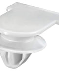 Premium White Nylon Headliner Retainers For Nissan Altima Maxima Titan Xd 2013 To 2024 Oem Style 73998 3Ta0a interior clip detail.