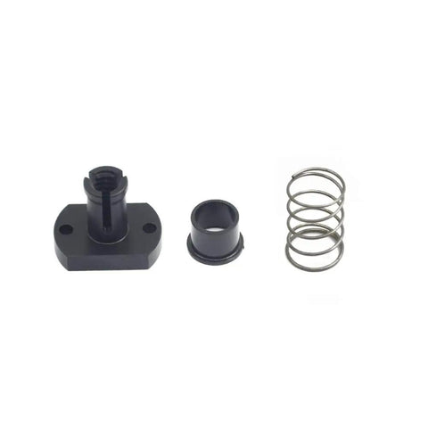 Anti-backlash nut and spring kit for NEMA 17 Stepper Motor with Integrated 240mm TR8x2 Lead Screw, 2mm pitch, shown disassembled.