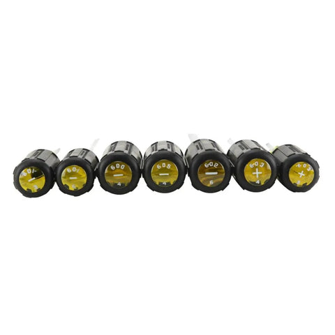 7 Piece Screwdriver Set With Non Slip Cushion Grip Handles And Tip Ident For Slotted And Phillips Drivers, Includes Cabinet Tip