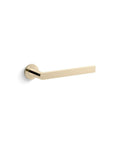 Composed Towel Arm In Vibrant French Gold Finish, Wall Mounted, Built To Last Metal Construction, Resists Tarnish, 8-inch length