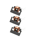 Ultra Lightweight Micro Electromagnetic Servo With Tight Four Mm Inner Bore And Zero Point Two Five Gram Weight Giving Dope Scale Control For Rc Airplane Crew Looking For Killer Flight Performance - three servos on a flat base