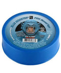 Blue PTFE Thread Seal Tape Three Quarter Inch Heavy Duty For Pipe Fittings And Gas Or Water Lines Leak Proof Sealant Acts As Thread Lubricant And Anti Seize Non Flammable And Non Toxic Ninety Nine Point Six Percent PTFE in blue case