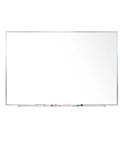 Porcelain Magnetic Whiteboard 4 By 8 With Aluminum Frame Includes Marker And Eraser Made In USA Heavy Duty Porcelain-On-Steel Surface