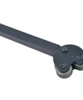 Three Quarter By Three Eighths By One Quarter Inch Pivot Head Knurling Tool With Self Adjusting Pivot and HSS Knurl Wheels