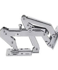 170 Degree Hydraulic Cabinet Door Hinge With Screws For No Slam Soft Close And Slow Close Durable Door Hardware, side view