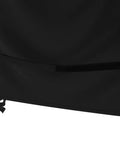 Close-up view of 55 Inch Outdoor Cover for Keter Unity XL Portable Table UV Resistant Breathable All Weather Protection Heavy Duty 300D Polyester with Secure Side Straps Built To Last, showing side strap detail.