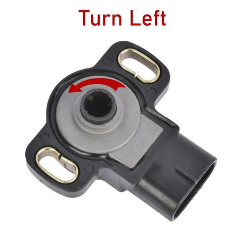 Throttle Position Sensor Compatible With 2008 To 2012 Kawasaki Brute Force 750 And Teryx 750 Left Side Replacement 21176-0100 211760100 Beefed-Up Durable Performance For Rugged Off Road Rides. left-side TPS with turn-left indicator and mounting slots