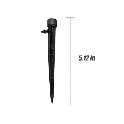 Adjustable Irrigation Drippers 360 Degree Water Flow Drip Emitters For 4 7mm Tube PE Pipe Ideal For Flower Beds 5.12 inch