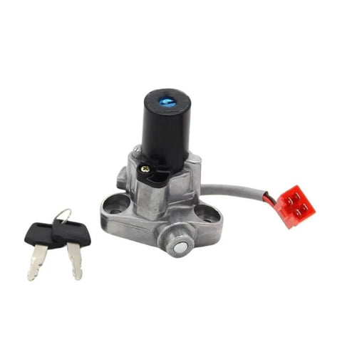 Bad Ass Motorcycle Ignition Key Lock Switch Set Kit Direct Fit For Your Yamaha V Star Drag Star Classic Silverado XVS 1100a on white background