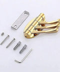Heavy Duty Wall Mount Coat Hook Tough As Nails Zinc Alloy Bathroom And Entryway Rack Rust Proof Multi Purpose Gear Hanger with hardware.