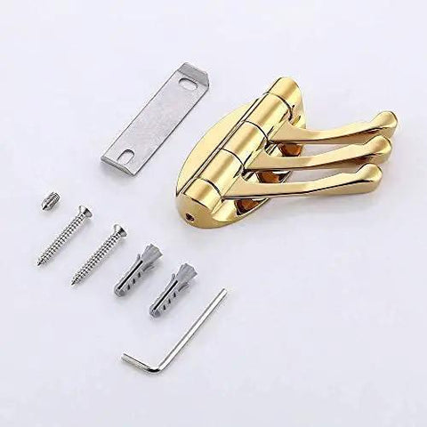 Heavy Duty Wall Mount Coat Hook Tough As Nails Zinc Alloy Bathroom And Entryway Rack Rust Proof Multi Purpose Gear Hanger with hardware.