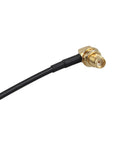 SMA Male To SMA Female Right Angle Aerial Extension Cable RG174 1M Coaxial Antenna Adapter For 4G LTE WiFi Router FPV Drone