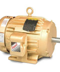 Heavy Duty 50 Horsepower Three Phase Electric Motor Rock Solid Tefc Enclosure 326Ts Frame 3540 Rpm showing gold finish.
