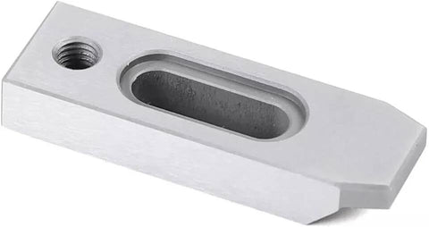 Single piece of Pro Grade Stainless Wire EDM Jig Holder Set showing stainless construction with M8x1.25 threading.
