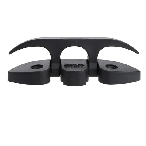 4 Pack 5 Inch Folding Dock Cleat Flip Up Cleat With Long And Short Screws M6 Nylon Black 2 Holes Saltwater Ready Marine
