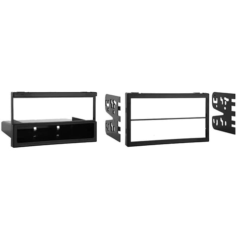 Mazda 1995 To 2006 Single Or Double DIN Car Stereo Drop In Installation Kit With Contoured Dash Fit For Aftermarket Radios