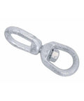 Workhorse Eye Eye Swivel Hook Rated At Two Thousand Two Hundred Fifty Pounds Working Load Limit Drop Forged In Hardened Galvanized Steel