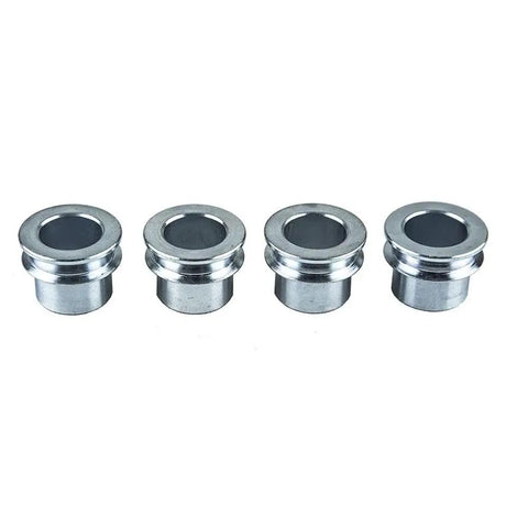 Built Tough 5/8 To 1/2 Inch Heims Rod End Spacers 4 Pack High Misalignment Connectors Zinc Plated 1045 Carbon Steel parts.