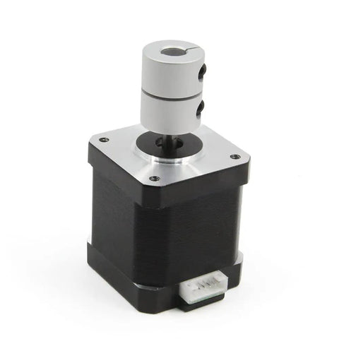 Two Pack Shaft Coupling Six Point Three Five To Eight Millimeter Aluminum Alloy Rigid Coupler Twenty Five Millimeter Length Twenty Millimeter Diameter For Stepper Motor Ideal For 3D Printers CNC Machines And DIY Projects on stepper motor shaft