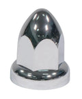 Steel Chrome Axle Wheel Cover Set For Semi Trucks With Front And Rear Hub Caps And Lug Nut Covers Kit Includes 60 Chrome ABS Nut Covers