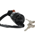 Upgrade Your Ride With Replacement Ignition Switch Key Locks Kit Perfect Fitment For CL175 K3-K6 CB350 K0-K3 And CL350 Models Using Part Number 35010-300-003 Crank Vette Fast Just Plug In To Ride And Rock Out On Your Ride For A Sweet Commute. black ignition switch key lock kit with two keys and wiring connector