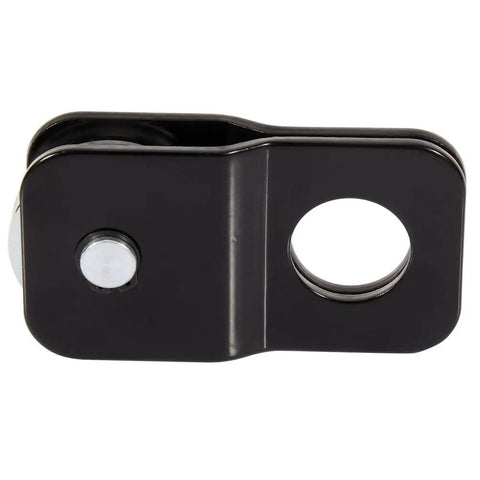 Heavy Duty High Strength Steel 8000 Lb Snatch Block Pulley For 4X4 Off Road Winch Setup, close-up of solid universal hookup.