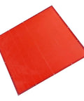 Heavy Duty Welding Curtain Screen 6 By 6 Feet Flame Resistant Vinyl Shield With UV Protection Level 6 Red Portable Industrial Barrier