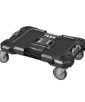 Stackable Tool Storage Dolly System With Quick Connect Latches, 250 Pound Load Capacity, 360 Degree Four Inch Polyamide Casters