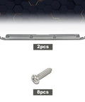 Top Shelf Chrome Door Sill Plates Pair With Plug And Play Hardware For Chevy And GMC Full Size CK Pickup Trucks 1967 Through 1972, 2 chrome sill plates and 8 screws included.
