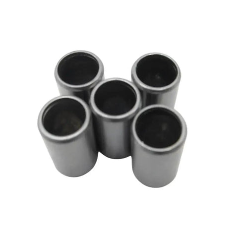 Five Piece Bike Dowel Pin Set 8.2x11x16mm for Engine Cylinder Head Alignment, heavy duty, top view.