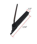 Grooving Slotting Cut Off Lathe Tool Holder with Half Inch Shank ZQ1212R2 and 10 SP200 Carbide Inserts, 3.94 in length