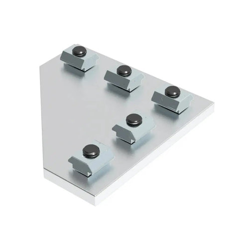 90 Degree Corner Joint Board Plate With 5 Holes Aluminum Profile Connection Strip Angle Bracket For 2020 Series Aluminum Extrusions