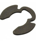 External E Clip In Steel With Black Phosphate Finish For Three Sixteenth Inch Shaft Diameter And 0.035 Inch Thick, 100 Pack