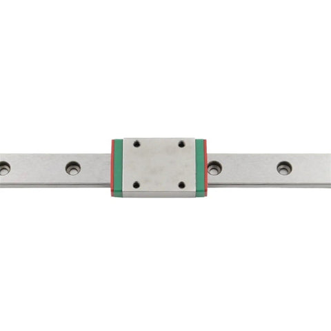 7Mm Heavy Duty Linear Guide Rail And Slider Block Kit For Diy Cnc Projects Delivers Dead Straight Motion with slider block view.