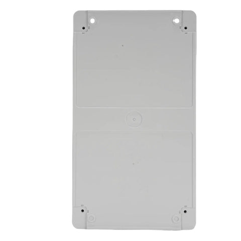 Industrial Grade IP66 Weatherproof DC Circuit Breaker Box Built Like A Tank Plastic Enclosure For Solar Battery MCCB Outdoor Electrical Junction Box, front view.