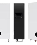 Badass Durability Meets Smart Tech In This 10kWh LiFePO4 Solar Energy Storage Battery featuring a touchscreen monitor and wall mount design.