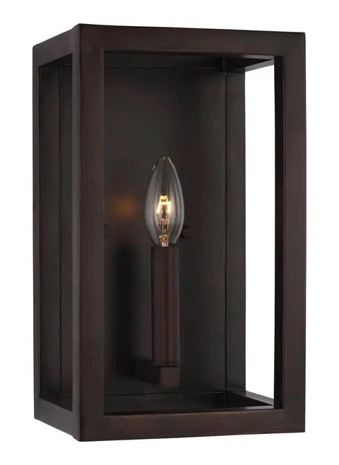 Modern Moffet Street Transitional One Light Wall Sconce In Brushed Nickel Finish For Hallway Or Bath Sleek Contemporary Accent Lighting