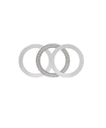 Shop Ready Heavy Duty Thrust Needle Roller Bearing Kit With Two Reinforced Chrome Steel Washers 90Mm ID 120Mm OD 4Mm Wide components displayed.