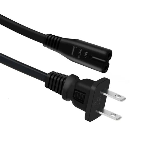 Hella Reliable Ac Power Cord Replacement For Brother Scanncut Sdx125 125e 125rb Cutting Machines heavy duty IEC plug lead showing black cord and connectors