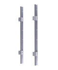 Built Tough Linear Bearing Rail Slide Shaft Kit With SBR12UU Bushings For Cnc And Diy Builds Offers Bulletproof Stability And Zero Wobble Rust Resistant Steel Guides For Quick Setup - Side view of linear rails.