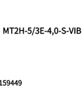 Heavy Duty Solenoid Valve For Industrial Fluid Control, Part ID 159449, showing model number MT2H-5/3E-4,0-S-VIB
