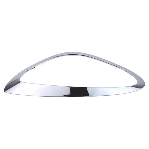 2Pcs Front Driver And Passenger Side Headlight Trim Ring For Mini Cooper Countryman 2017 2024 Silver Finish Shiny Ring