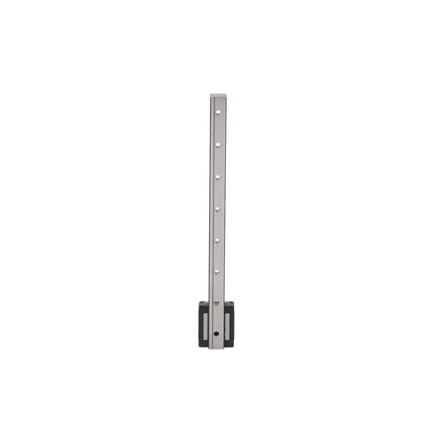 Front view of MGN12 Linear Rail Guide High Precision Bearing Steel Slide Block for CNC machines, 12mm width, 200mm length