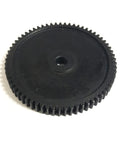 Close-up of 65T Steel Spur Gear Upgrade for Laegendary Thunder 1:10 RC Truck TH-3001 Replacement Accessory, Durable Metal Gear