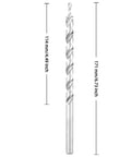 Anu Limen 9mm Round Shank Twist Step Drill Bit Set For Pocket Hole Jig Guide Kit With Wrench For Quick Wood Joinery And Furniture Making Projects That Get The Job Done Right, 171mm steel drill bit
