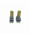 Two Five Pack Hella Durable Volume And Power Switch Potentiometer Knobs For Motorola CP1660 CP1300 CP1200 EP350 MAG ONE A8 Radios.