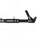 Side view of Beefy 6061 Aluminum Kickstand For Tuttio Soleil 01 Electric Dirt Bike Off Road Motorcycle Durable Dirt Bike Stand