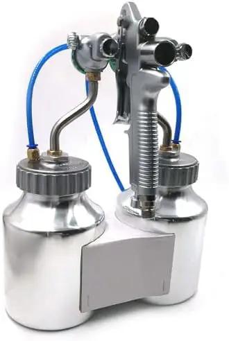 Professional Pneumatic Spray Gun With Dual 1.3 Mm Nozzle And Pressure Feed System Delivers Hella Smooth Finish Straight Up Killer Air Paint Sprayer