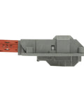 Side view of Washer Door Lock Assembly OEM Replacement Part 131763256 Replaces 131763255 for front load washers
