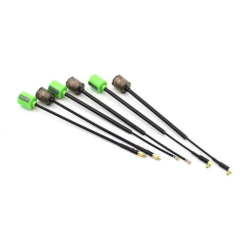 RHCP/LHCP 5.8G Mini FPV Antenna 2.8dBi Dope SMA RP-SMA MMCX Straight And Angled UFL Connectors for RC Drones